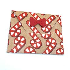 christmas envelope and letter