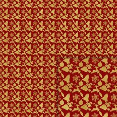 christmas foil style pattern