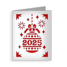 christmas ornaments 2025 card