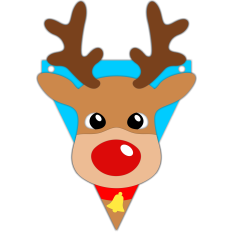 christmas reindeer banner