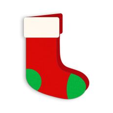 christmas socks card