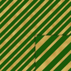 christmas stripes green and gold pattern