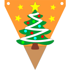 christmas tree banner