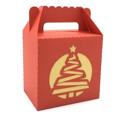 christmas tree circle gable box