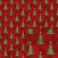 christmas tree foil style pattern