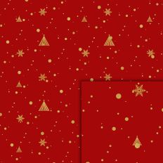 christmas tree foil style pattern