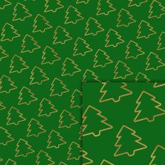 christmas tree foil style pattern