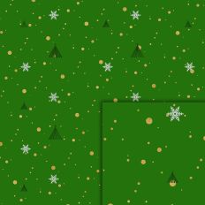 christmas tree green foil style pattern