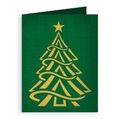christmas tree modern card
