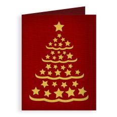 christmas tree stars card