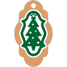 christmas tree tag
