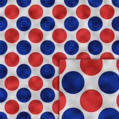 circles usa foil style pattern