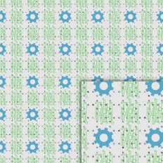 circuits blue gear pattern