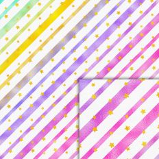 color stripes foil style pattern