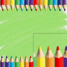 colored pencil pattern