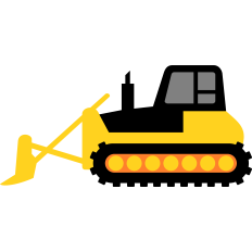 construction crawler excavator