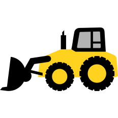 construction excavator tractor