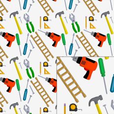 construction tools pattern