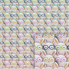 cute bunnies pattern