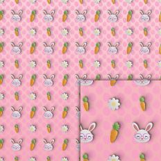 cute bunny pattern