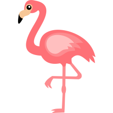 cute flamingo