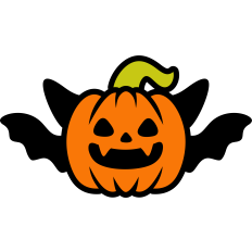 cute pumpkin bat