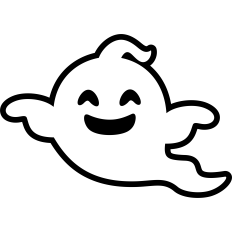 cute pumpkin ghost