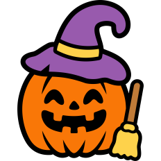 cute pumpkin witch