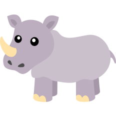 cute rhino