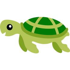 cute sea turtle