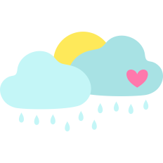 cute summer rain