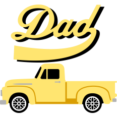 dad pickup truck hot rod