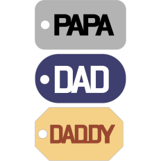 papa dad daddy tags