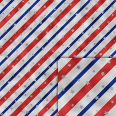 diagonal stripes usa foil style pattern
