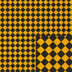 diamond yellow black pattern