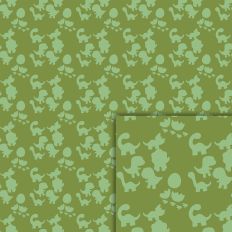 dino shadow green pattern