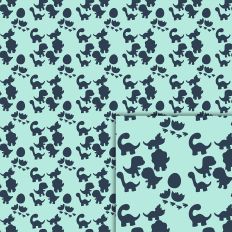 dino shadow pattern