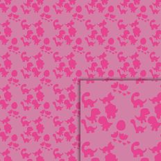 dino shadow pink pattern