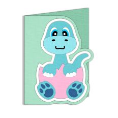 dinosaur baby card