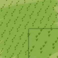 dinosaur paw green pattern