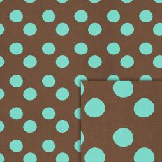 dots brown blue pattern