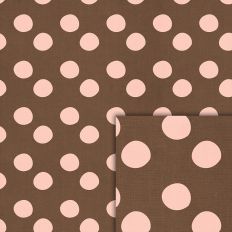 dots brown pink pattern