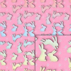 easter bunnies pattern