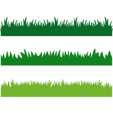 easter grass borders
