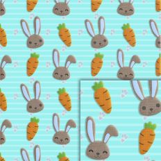 easter stripes blue pattern