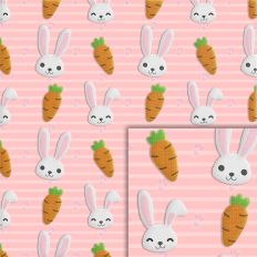 easter stripes pink pattern