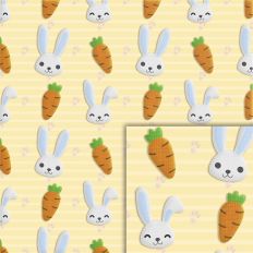easter stripes yellow pattern