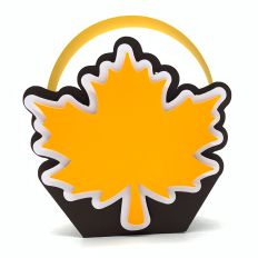 fall leaf basket box
