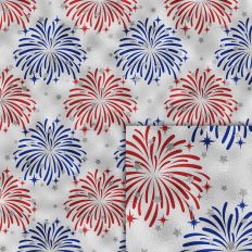 fireworks usa foil style pattern