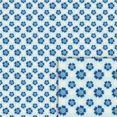 flower blue pattern